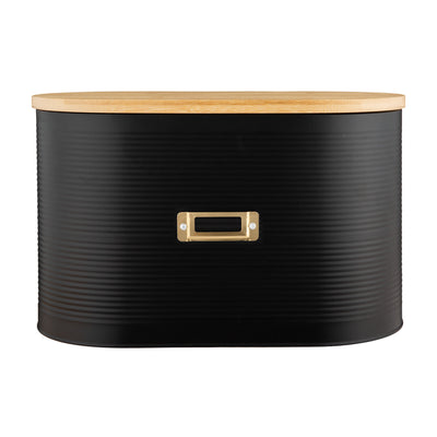Black Bread Bin  - 10.5L