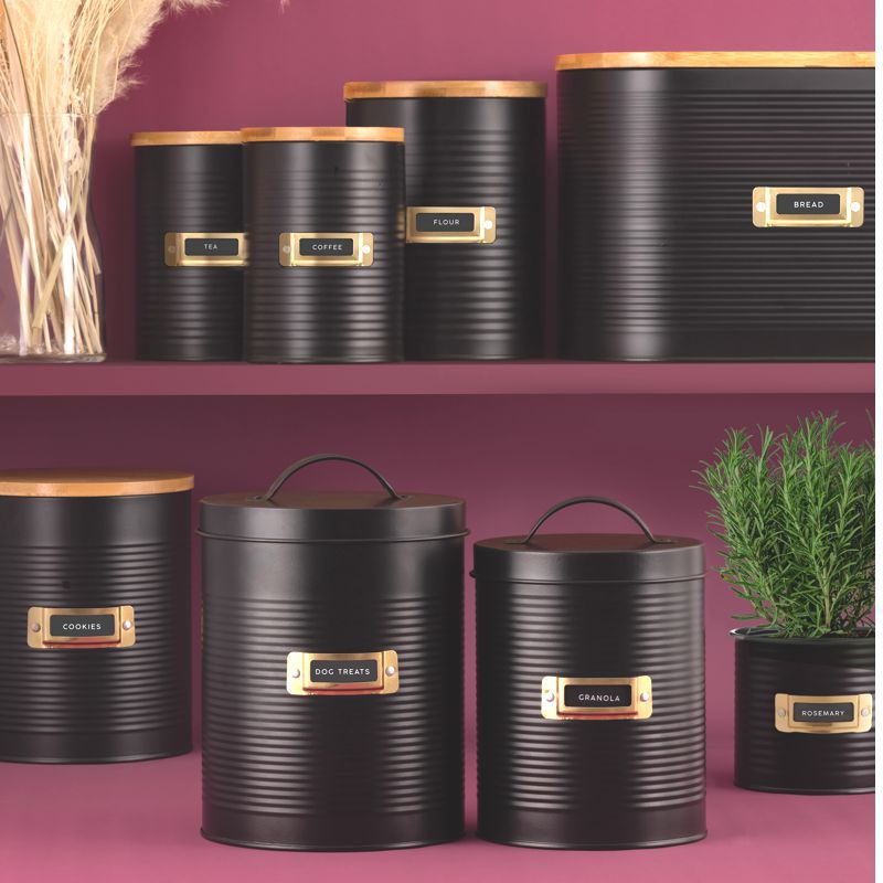 Black Bread Bin - 10.5L
