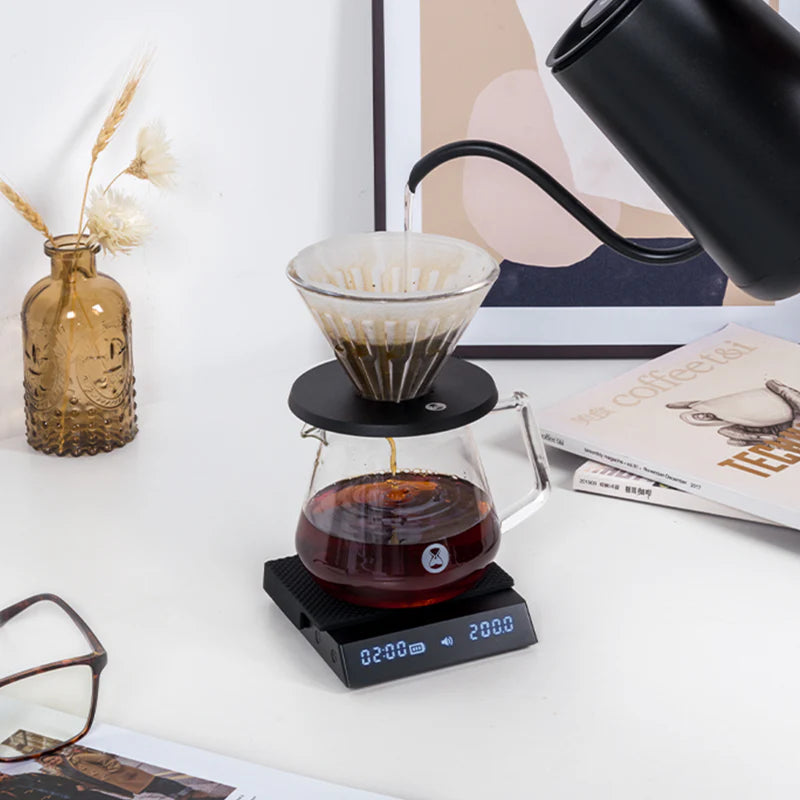 Timemore Coffee Scale with Time Black Mirror Nano