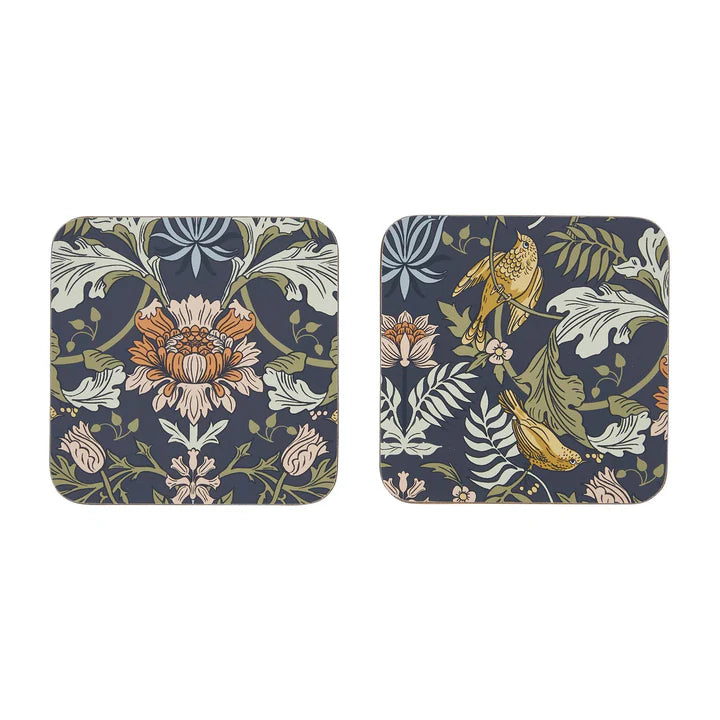 Finch & Flower Coasters - Set of 4