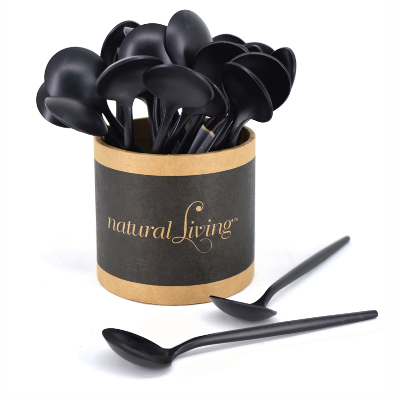 Small Black Spoons