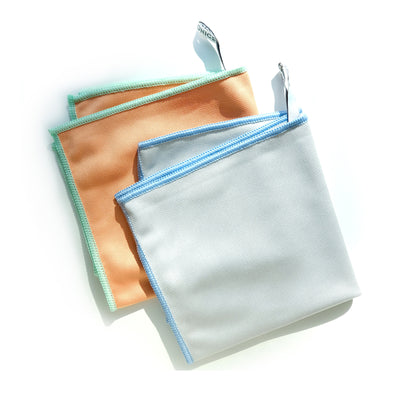 Recycled Microfiber Glass Cloths - Set of 2