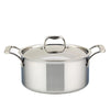 Meyer SuperSteel Tri-Ply Clad Stainless Steel 5L Dutch Oven with cover