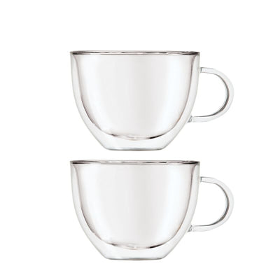 Double Walled Glass Latté Mugs