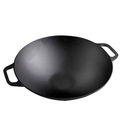 Victoria Cast Iron Wok - 14 inch