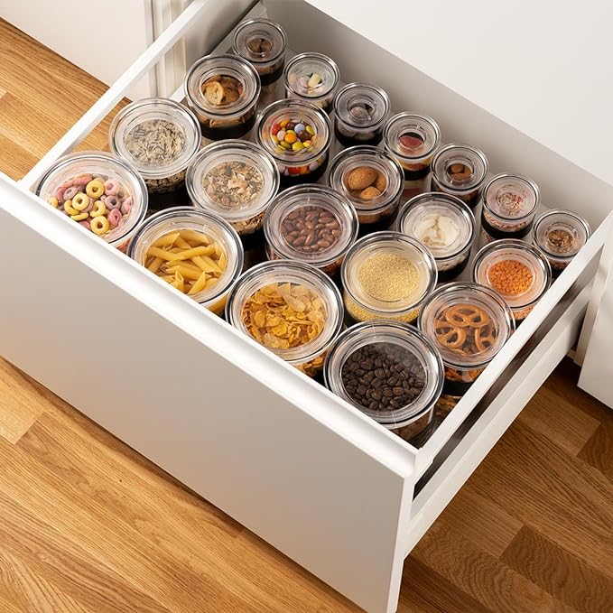 Bodum Clear Storage Jars - Set of 12