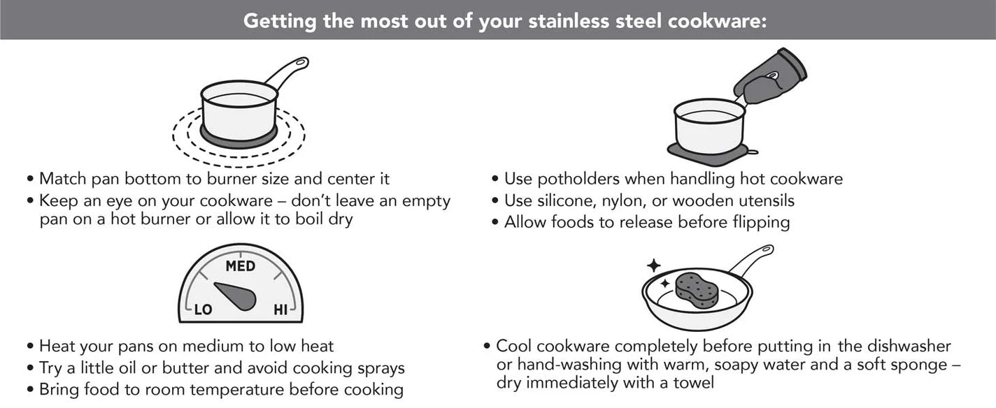 Meyer 3-Ply Base Stainless Steel Stockpot with Lid, 8-Quart