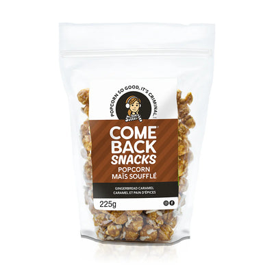 Comeback Snacks Gingerbread Caramel Popcorn