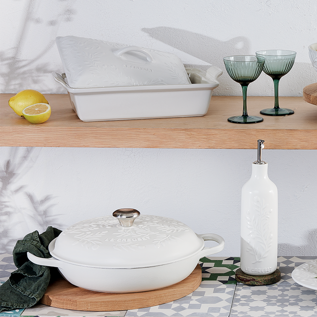 Le Creuset Olive Branch Braiser - 3.5L