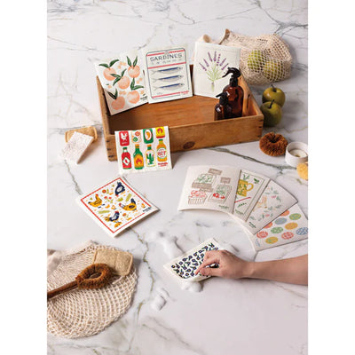 Easter Meadow Swedish Dishcloth