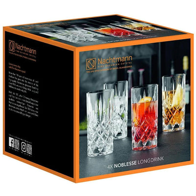 Nachtmann Noblesse Longdrink Glasses - Set of 4