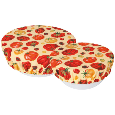 Heirloom Tomatoes Bowl Covers - Set of 2