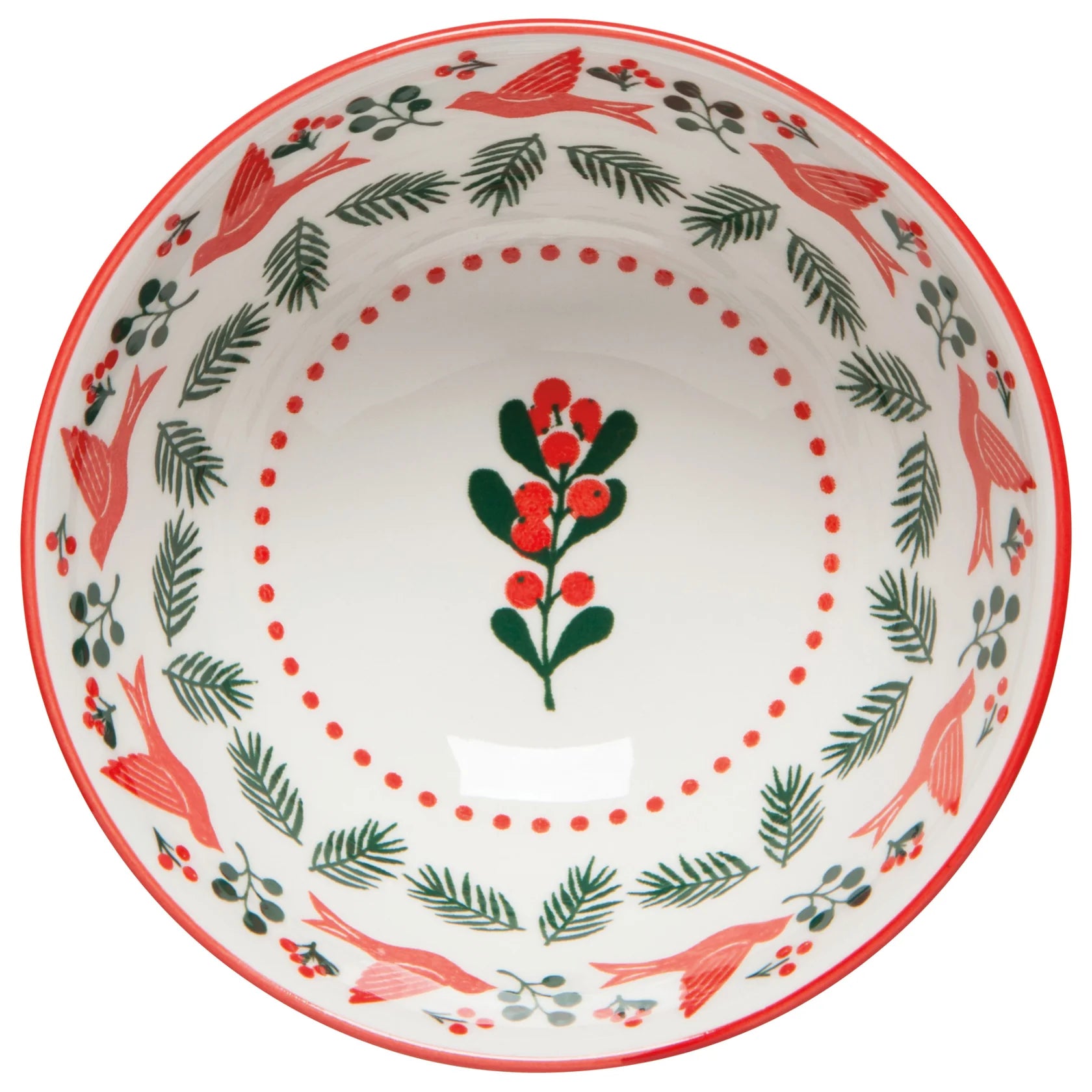 Winterberry Stamped Bowl - 4 Inch