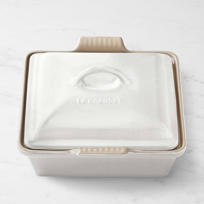 Le Creuset Stoneware Square Covered Baker - 1.7 Qt