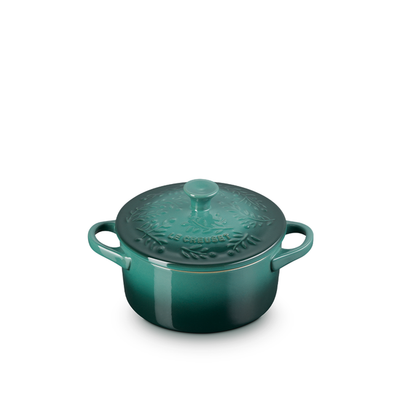 Le Creuset Olive Branch Small Round Cocotte - 0.7L