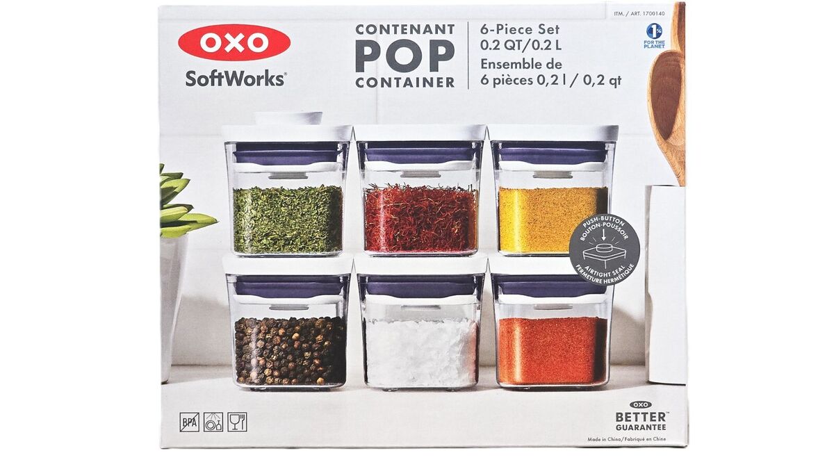 OXO SoftWorks Pop Container 6 Piece Set