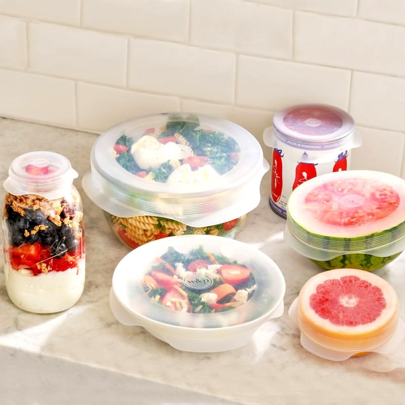 Silicone Stretch Lids - set of 6