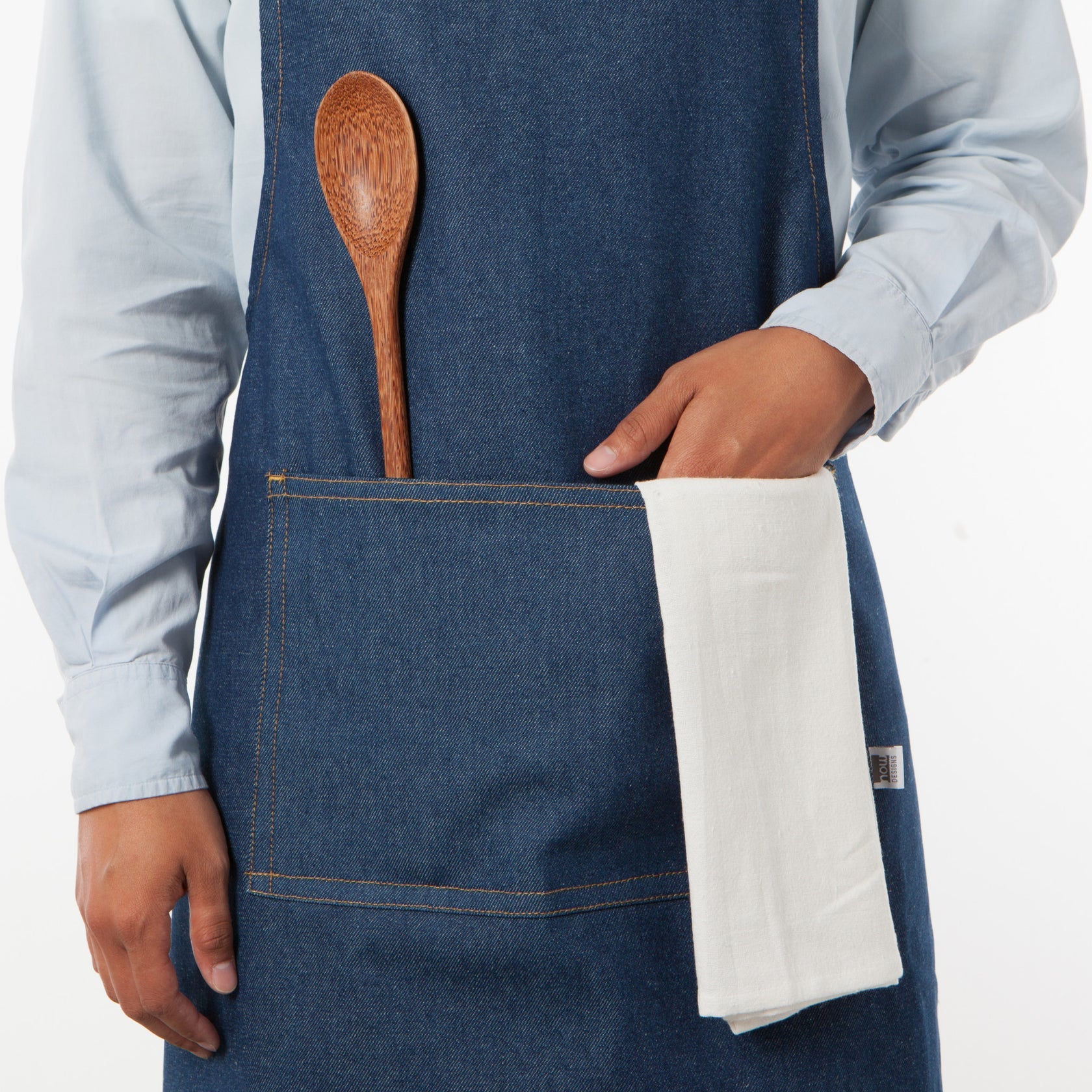 Denim Stonewash Chef's Apron