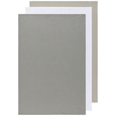 Solid Flour Sack Tea Towels - Set of 3