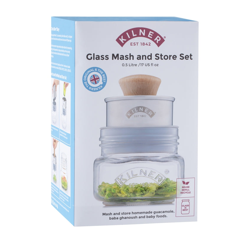 Kilner Mash & Store Set - 500ml