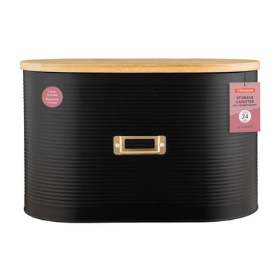 Black Bread Bin  - 10.5L