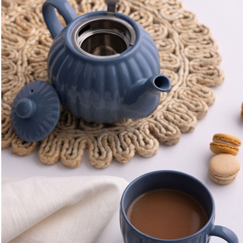 Luxe 6-cup Teapot - Blue