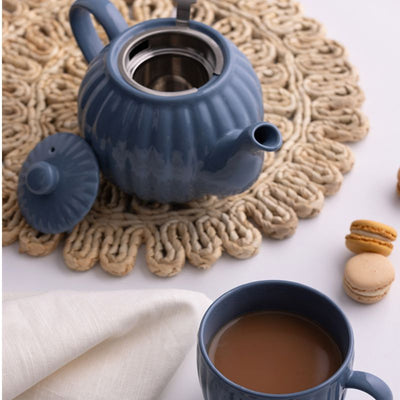 Price & Kensington  Luxe Blue Teapot - 6 Cup