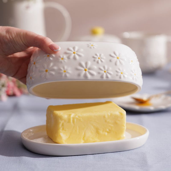 Price & Kensington Daisy Butter Dish