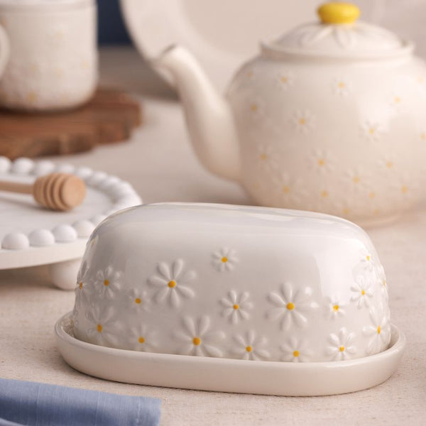 Price & Kensington Daisy Butter Dish