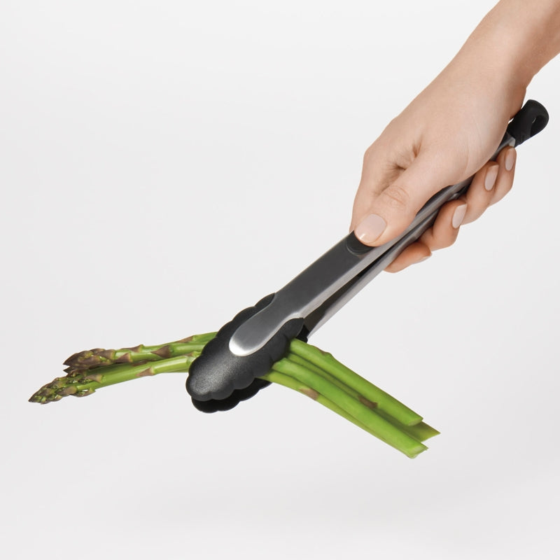 OXO Good Grips Steel Tongs With Nylon Heads - 9