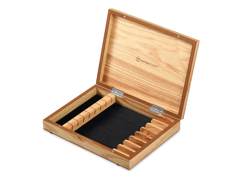 Wusthof 8 Piece Stainless Steel Mignon Steak Knife Set with Olivewood Box