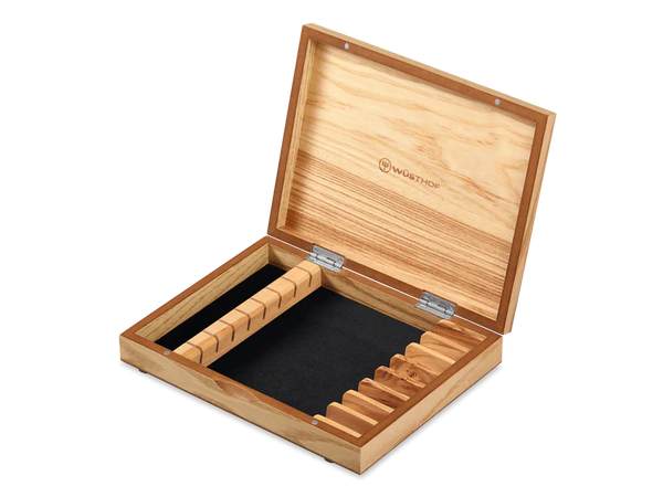 Wusthof 8 Piece Stainless Steel Mignon Steak Knife Set with Olivewood Box