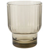 Acrylic Fluted Double Old Fashioned Glass - Olive Green