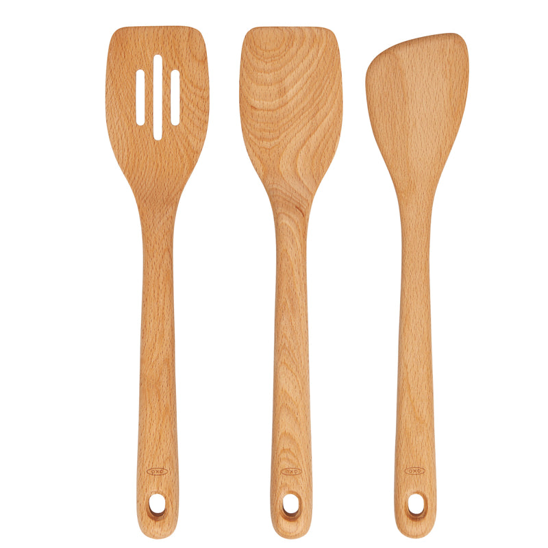 OXO Good Grips 3-Piece Wooden Turner Set