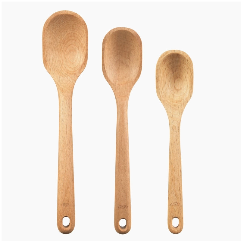 OXO Good Grips 3-Piece Wooden Spoon Set