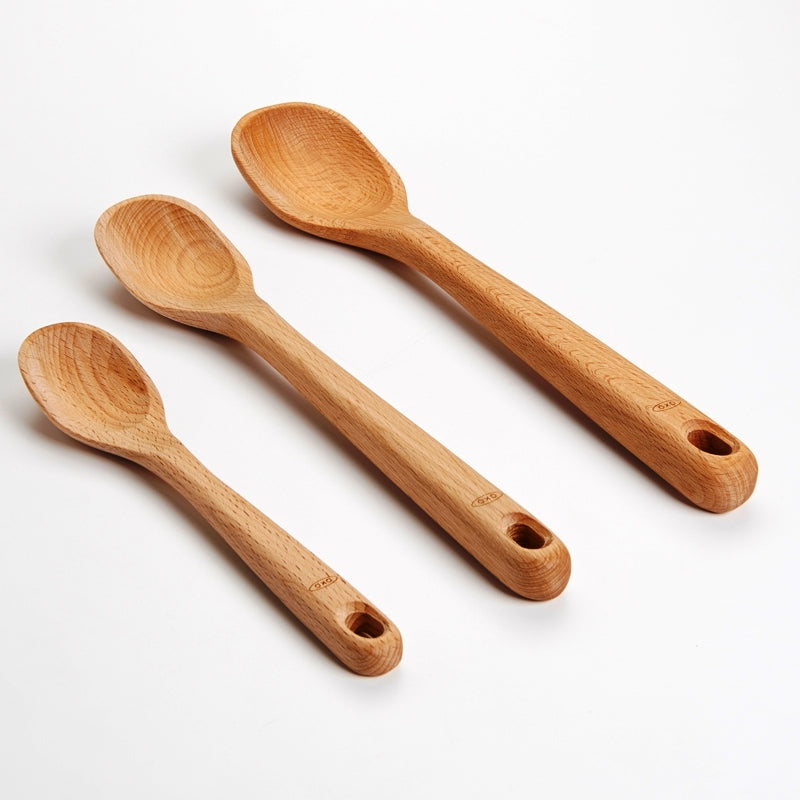 OXO Good Grips 3-Piece Wooden Spoon Set