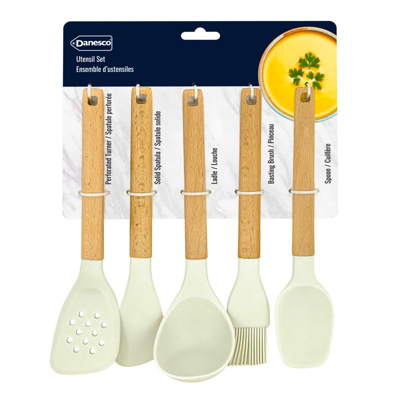 Mini Silicone Utensil Set - 5pc