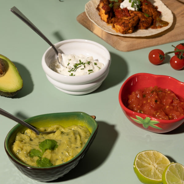 Fajita Dip Bowls - Set of 3