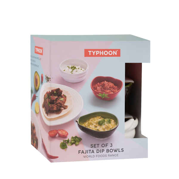 Fajita Dip Bowls - Set of 3