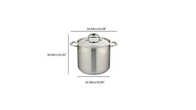 Meyer Accolade Stainless Steel 9L Stockpot with Cover