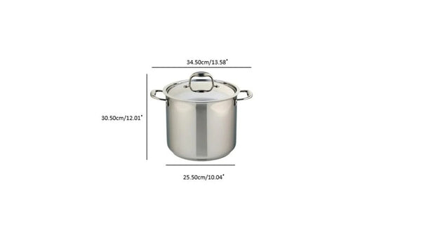 Meyer Accolade Stainless Steel 9L Stockpot with Cover