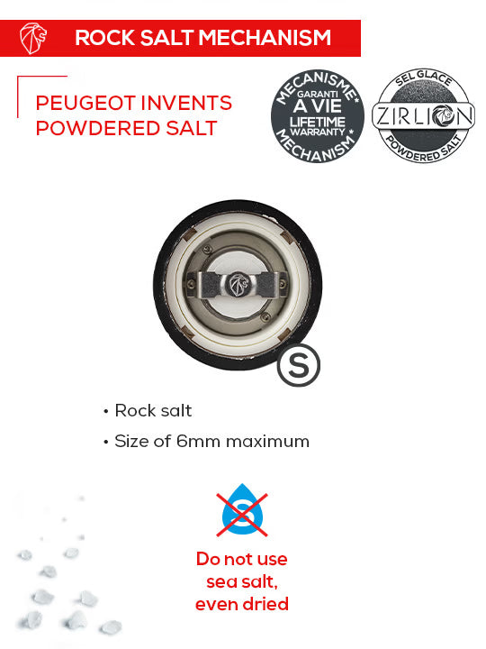 Peugeot Paris U'Select Zirlion Salt Mill Wood - 7