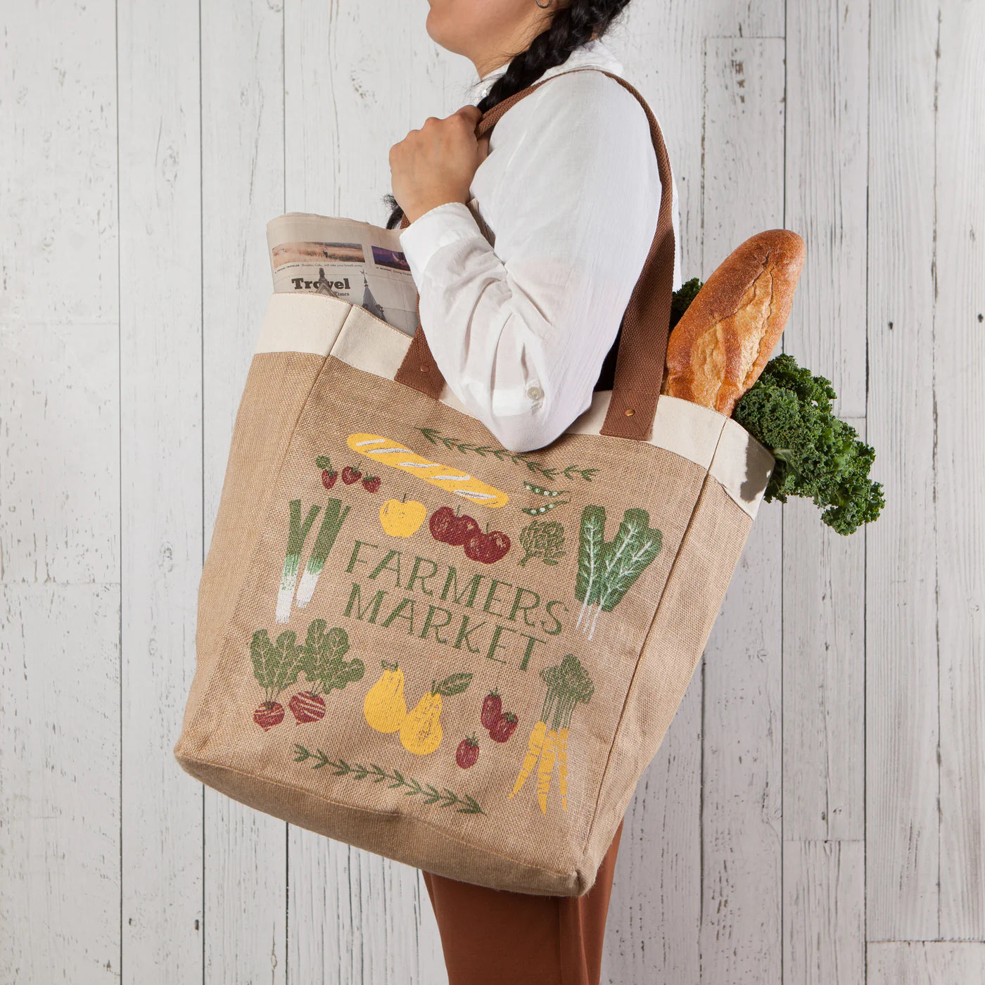 Farmers Market Shopping Tote