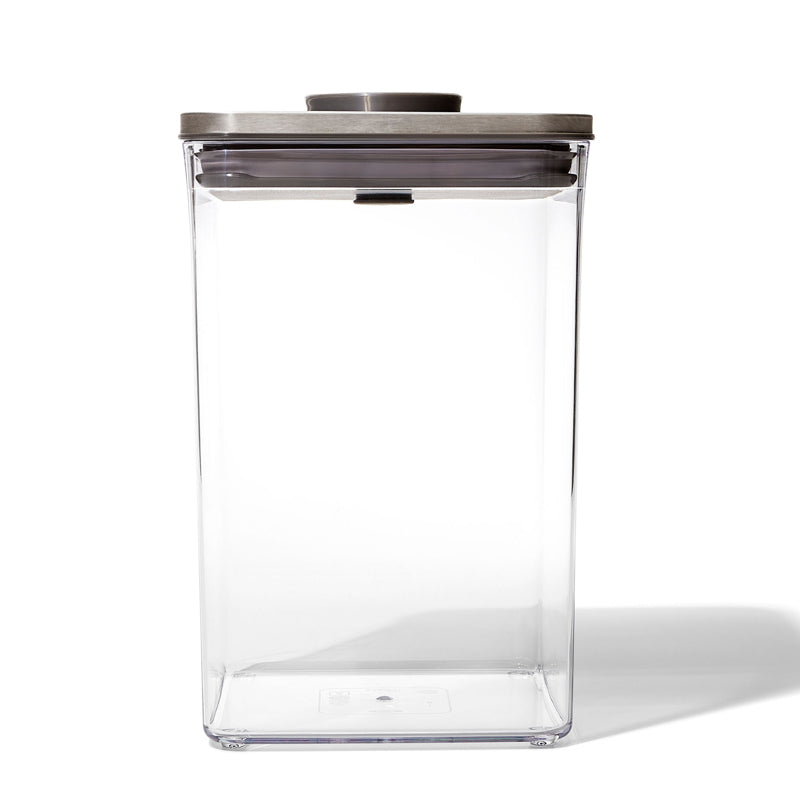 OXO Good Grips Steel Pop Container - Big Square Medium (4.4 Qt.)