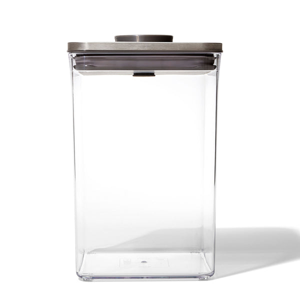 OXO Good Grips Steel Pop Container - Big Square Medium (4.4 Qt.)