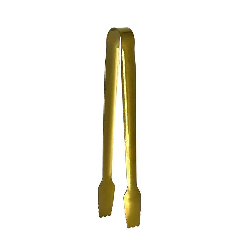 Small Gold Serving Tongs