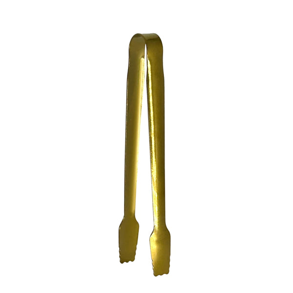 Small Gold Serving Tongs
