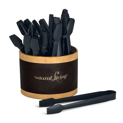 Small Black Serving Tongs