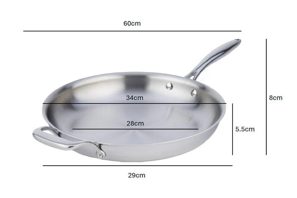 Meyer SuperSteel Tri-Ply Clad Stainless Steel 32cm/12.5