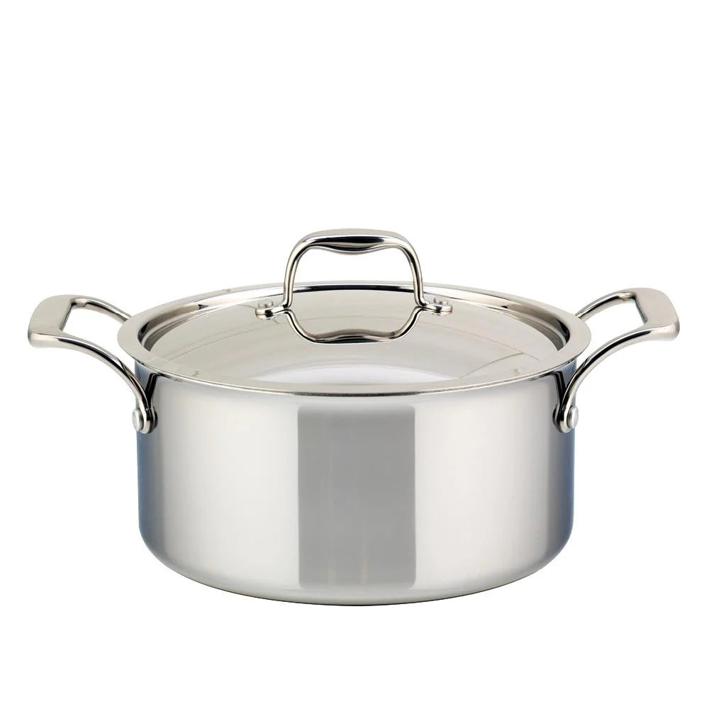 Meyer SuperSteel Tri-Ply Clad Stainless Steel 5L Dutch Oven with cover
